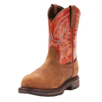 Ariat WorkHog XT - Werkschoenen Bruin / Oranje Heren - 30737-220